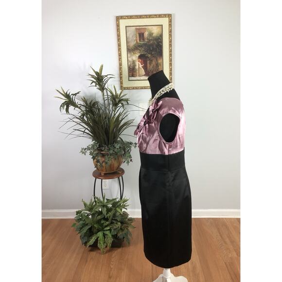 London Time Women Sheath Dress 10P Sleeveless Whimsigoth Fairy Core Mob Wife - Picture 4 of 10